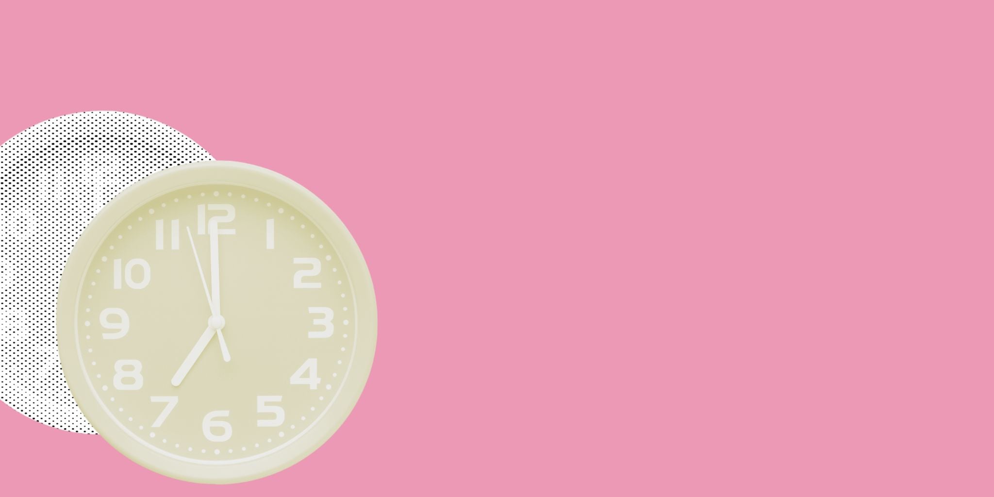 abstract graphic of a clock