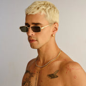 Le Specs Bizarro | Bright Gold Clear