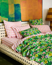Kip & Co Hazy Days Linen Pillowcases | Pink