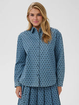 St Tropez Pegina Shirt | Black Reversed Hearts