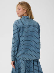 St Tropez Pegina Shirt | Black Reversed Hearts