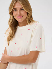 St Tropez Johanna T Shirt | Iced Pink