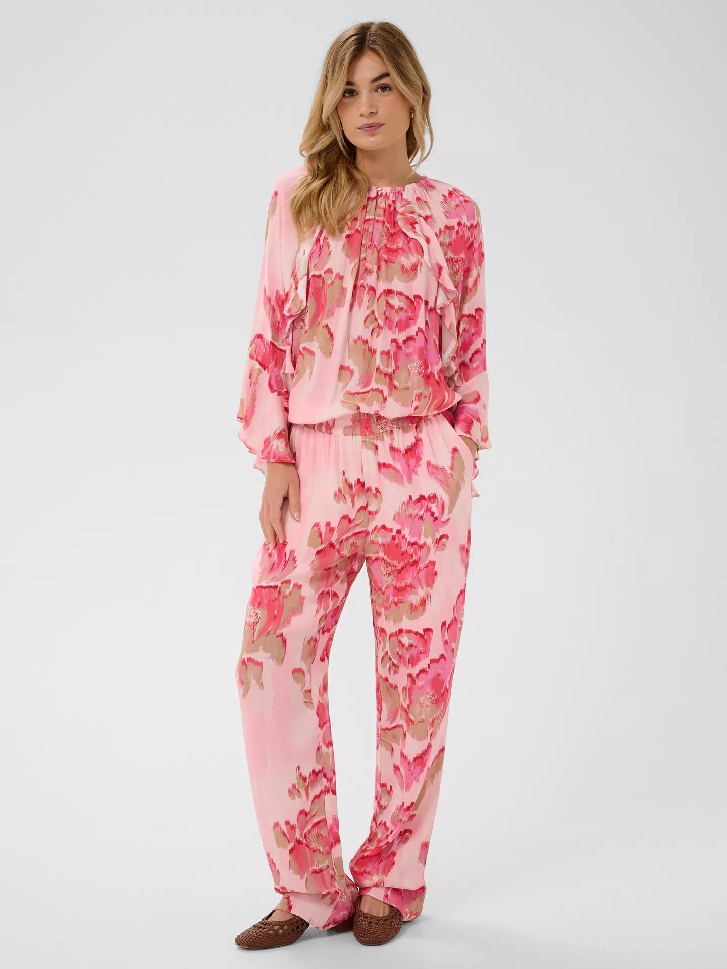 St Tropez Pollyana Pants | Pink Multi