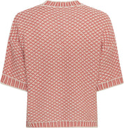 MSCH Catina Short Sleeve Pullover | Oatmeal Rose