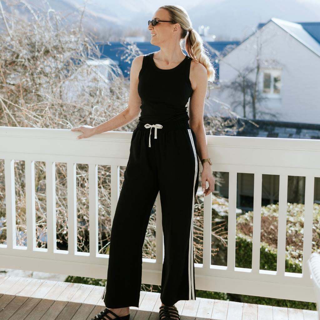 Moke Indiana Women's Wide Leg Pants | Black