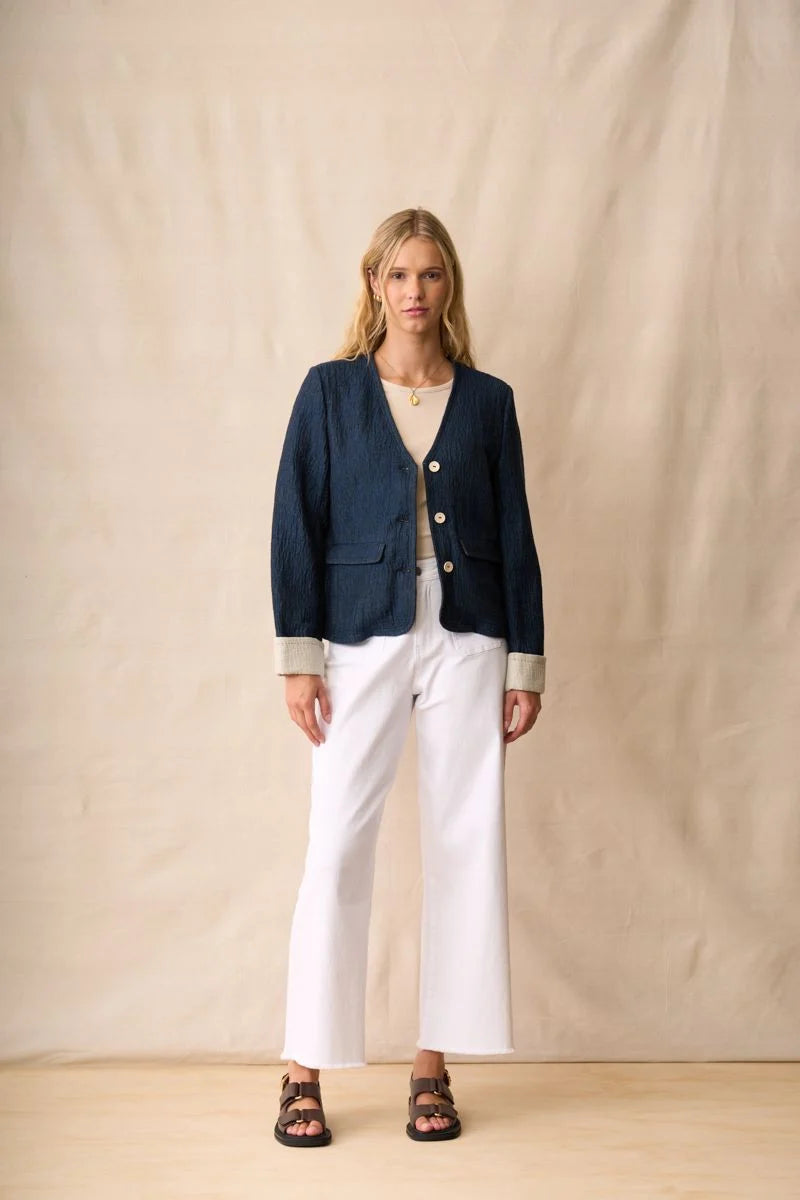 Neris Pepa Jacket | Blue Indigo