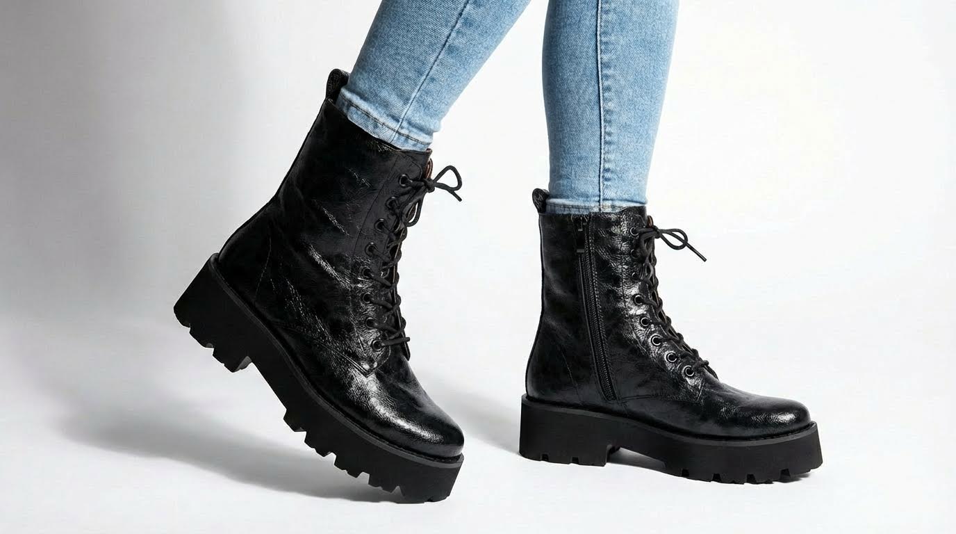 Tamara London Barton Boots | Embossed Black