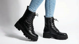Tamara London Barton Boots | Embossed Black
