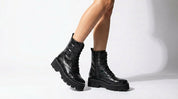 Tamara London Barton Boots | Embossed Black