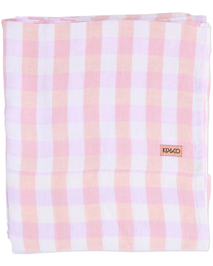 Kip & Co Hazy Days Linen Flat Sheet | King