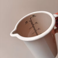 Dishy Enamel Measuring Jug | Almond