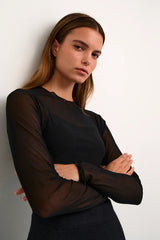 Karen By Simonsen Desh Long Sleeve Tee | Meteorite