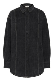 Karen By Simonsen Beverly Denim Shirt | Dark Grey Denim