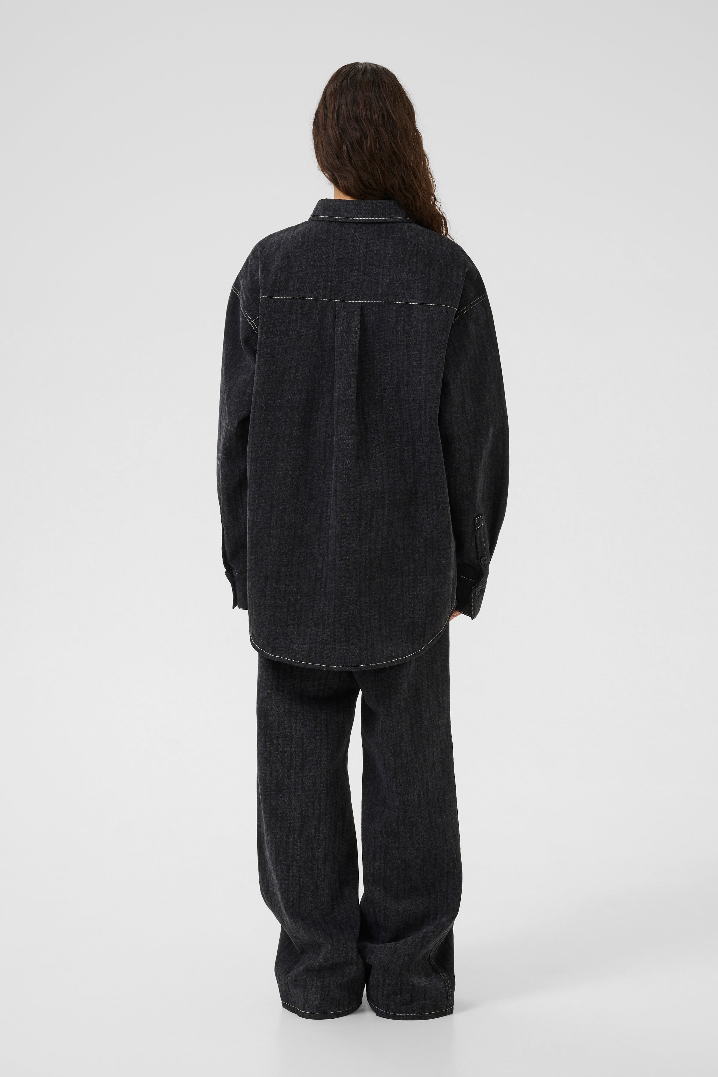 Karen By Simonsen Beverly Denim Shirt | Dark Grey Denim