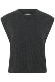 Karen By Simonsen Berenice Vest | Dark Grey