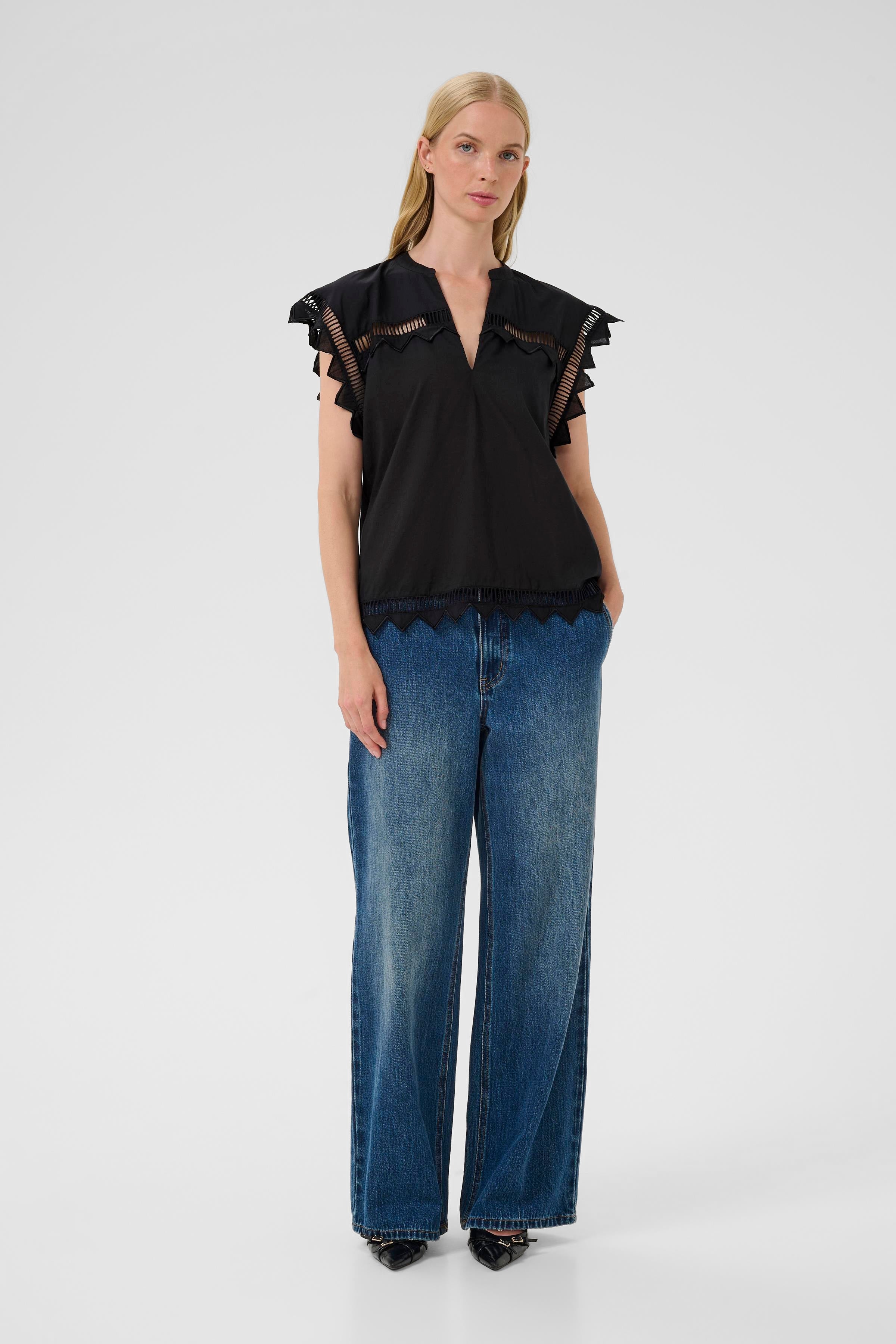 Karen By Simonsen Ommi Shirt Top | Black