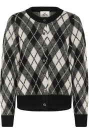 Karen By Simonsen Constantine Cardigan | Black Harlequin