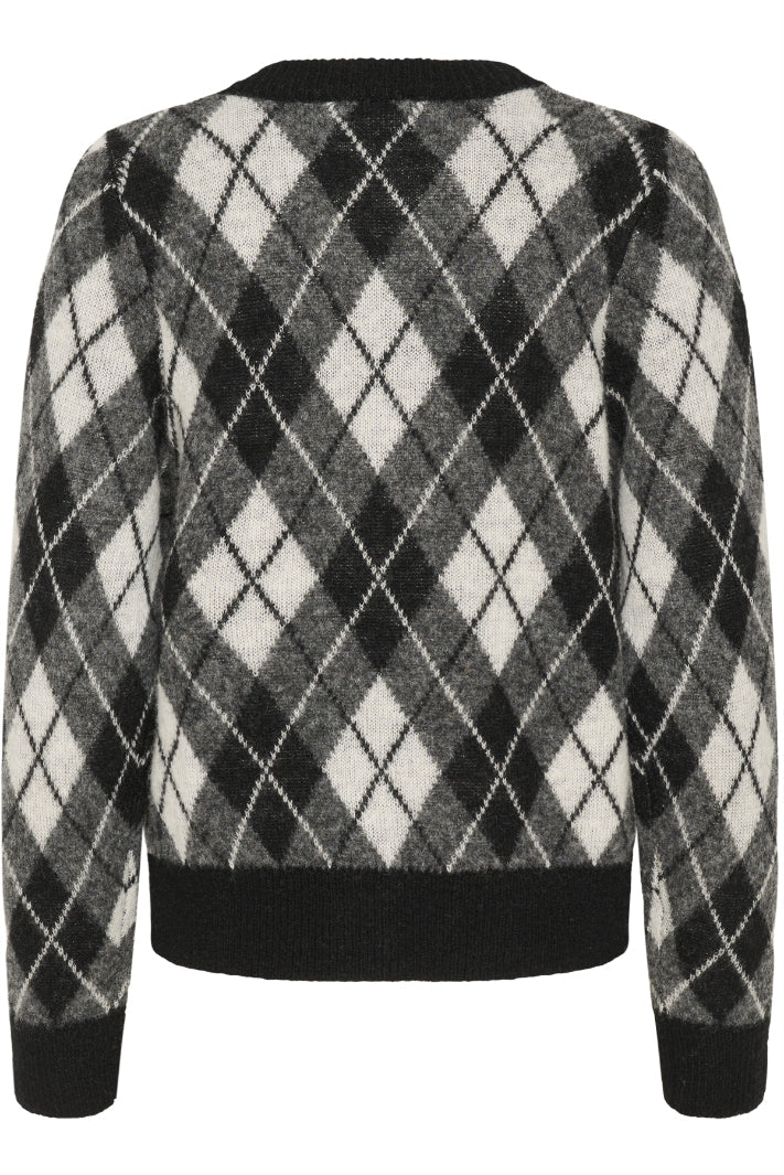 Karen By Simonsen Constantine Cardigan | Black Harlequin