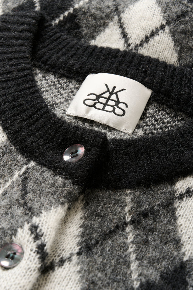 Karen By Simonsen Constantine Cardigan | Black Harlequin