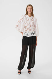 Karen By Simonsen Ena Frosty Blouse | White
