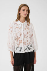 Karen By Simonsen Ena Frosty Blouse | White