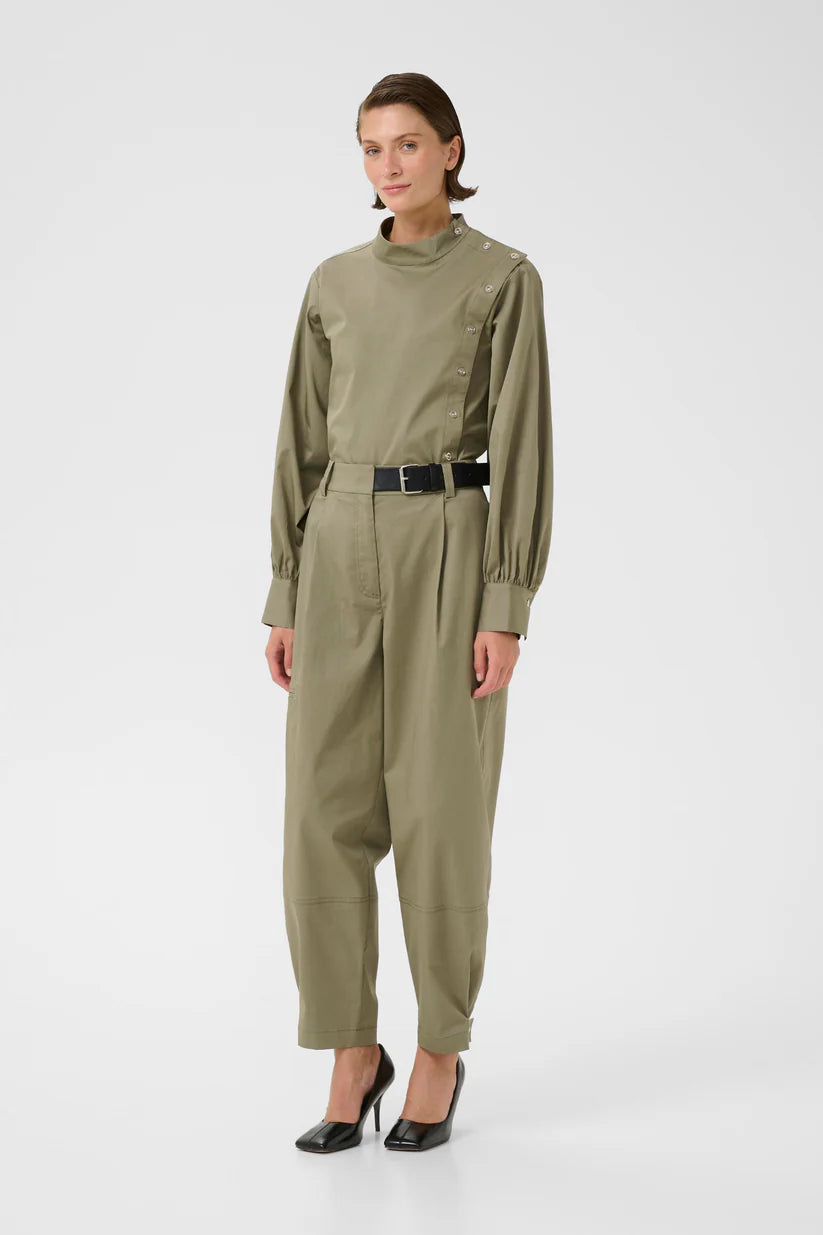 Karen By Simonsen Egina Pants | Deep Lichen Green