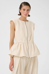 Karen By Simonsen Emery Waistcoat | Egret