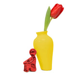 MBH Little Guy Vase Sitting Yellow Red