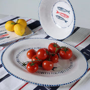 Melamine Nautical Bowl | Sardine 31cm