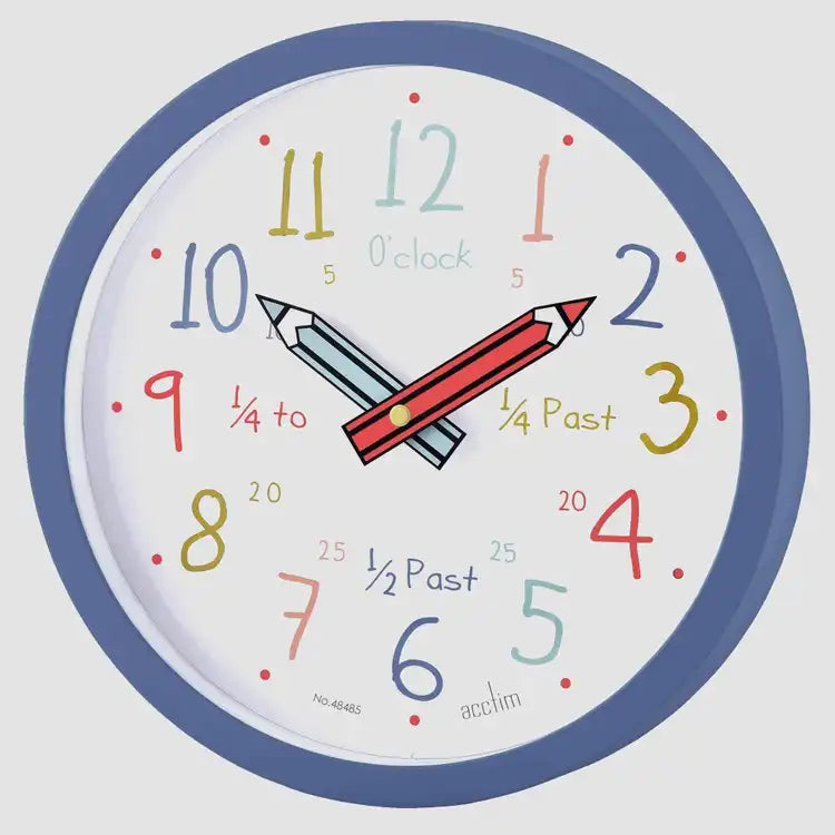 Acctim Alma Teaching Clock | Blue