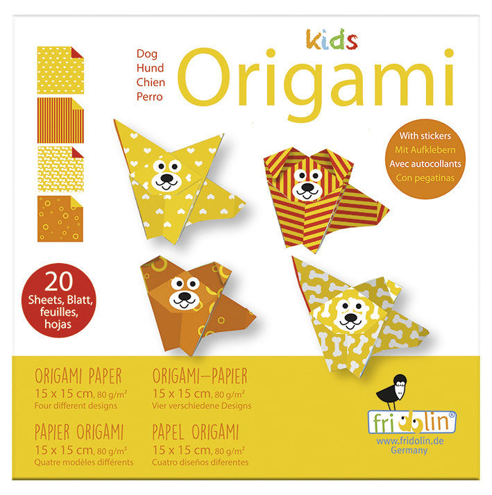 Kids Art Origami |  Dogs