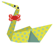 Kids Art Origami | Swan
