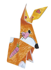Colouring Origami | Hares