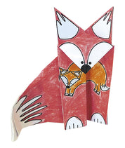 Colouring Origami | Foxes