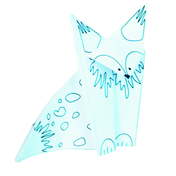 Colouring Origami | Foxes