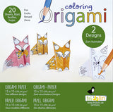 Colouring Origami | Foxes