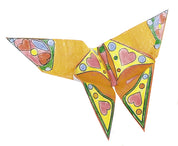 Colouring Origami | Butterflies