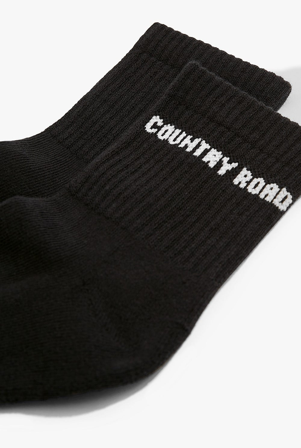 Australian Cotton Blend CR Sport Quarter Crew Sock | Black