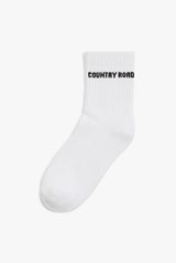 Australian Cotton Blend CR Sport Quarter Crew Sock | White