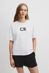 Cr Logo Tee | White