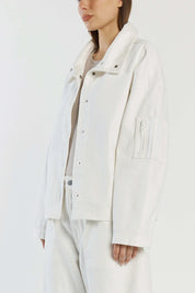 Dref by D Remy Denim Jacket | White