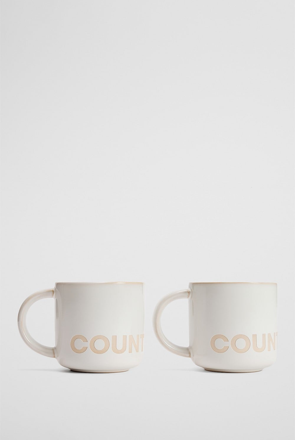 CR Demm Mug Set of 2 | Snow