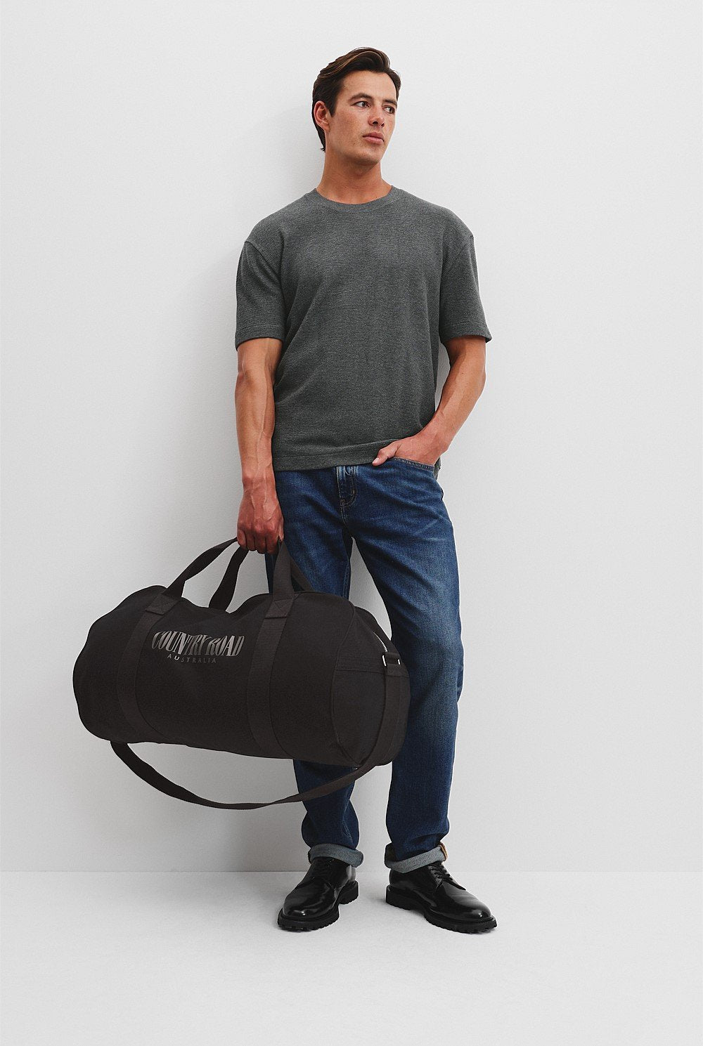 CR Large Heritage Duffle | Black