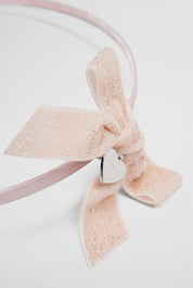 CR Mini Bow Headband | Pink