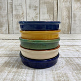 Spanish Terracotta Tapas Dish | Blue Black 9cm