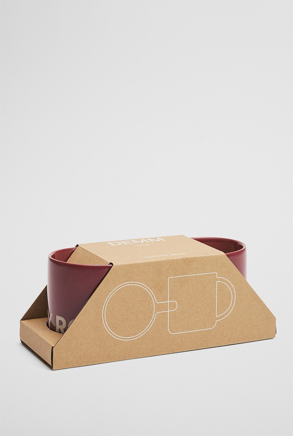 CR Demm Mug Set of 2 | Carmine