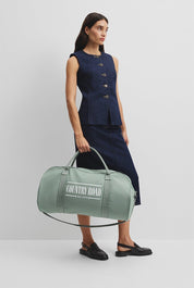 CR Heritage Zip Canvas Duffel | Bay Green