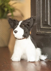 Ashdene Novelty Border Collie Doorstop | Black White