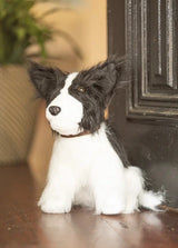 Ashdene Novelty Border Collie Doorstop | Black White