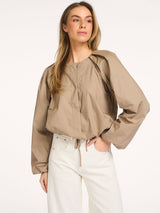 Karen By Simonsen Enya Balloon Blouse | Teak